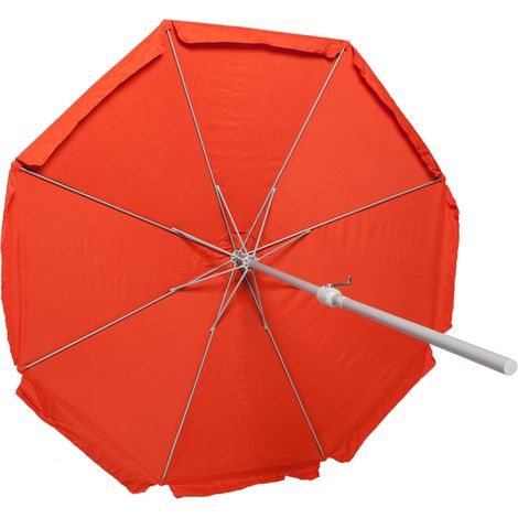 Marktschirm Ø 400cm terracotta Aluminium/Textil