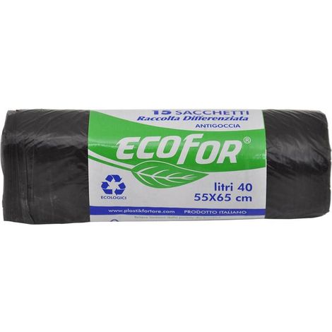 SACCHETTI PER NETTEZZA URBANA cm 55x65 - cf.15 pz - celesti
