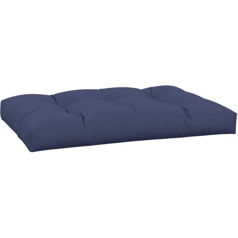 Coussin d'extérieur,Coussin de palette bleu marine 120x80x12 cm tissu CFW326339 (1/5)
