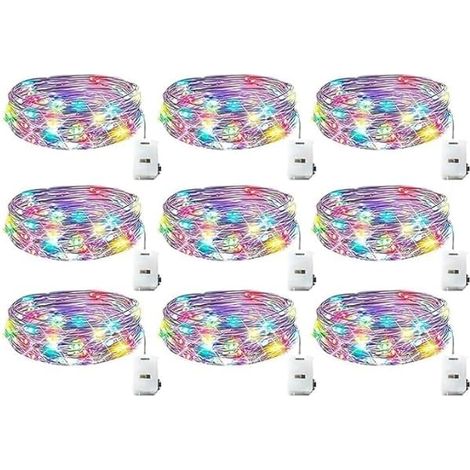 LED Fairy Lights 2 m 20 Warm White LEDs – Battery, IP65 (1/5)