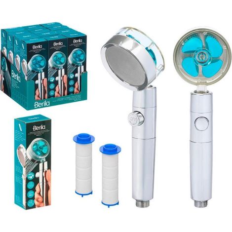 BERILO mango ducha ventilador , Mango de ducha tipo ventilador, diseñado para ofrecer un chorro amplio y uniforme de agua, proporcionando una experiencia de ducha más cómoda y envo (1/3)