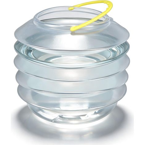 Lave-Pinceau Portable Pliable, Seau de Lavage réutilisable en Plastique, Seau d'eau de Peinture Pliable, Lave-Stylo Transparent pour Aquarelle(L) (1/5)