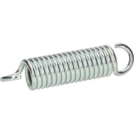 KOTARBAU® Ressort pour Balancelle - 5 mm - Acier Galvanisé - 18 Spires - Argent - Ressort de Hamac - Suspension - Intérieure - Extérieure