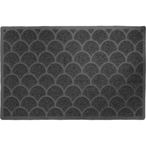 Tapis d'Entrée "Luna" 43x75cm Noir