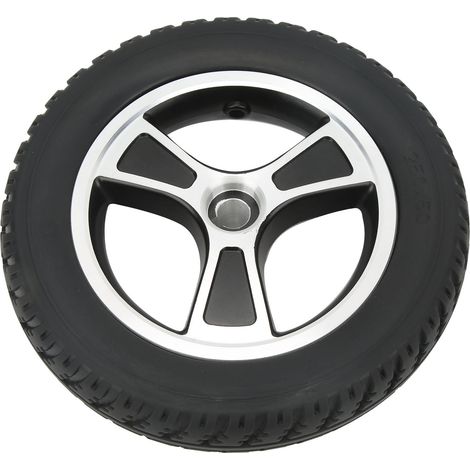 Roue arrière pour fauteuil roulant électrique, pneu antidérapant en polyuréthane de 10 pouces, grande capacité de charge, moyeu en alliage.