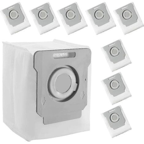 Lot de 9 sacs à poussière pour aspirateurs robots des séries I et S : I7 (7150), I3+ (3550), I6+ (6550), I8+ (8550) et S9+ (9550). (1/5)