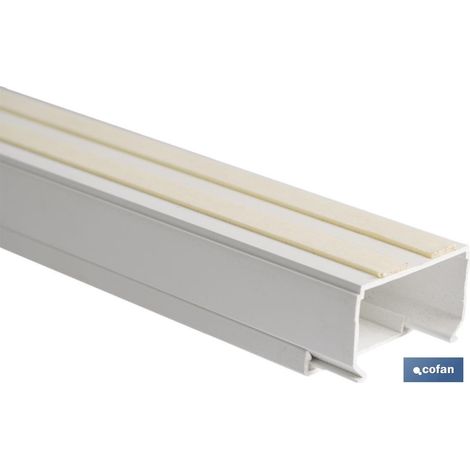 MINICANAL RECTO ADHESIVO 2M 16X16MM Venta unitaria