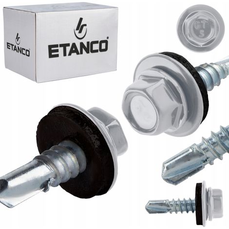 Tornillos autotaladrantes GT5 Z14 5,5x19mm RAL 9006 (1/5)