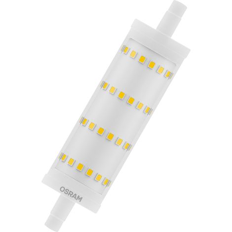 OSRAM LED Line avec culot R7s Retrofit, 13 W / 1521 lm, lumière blanche froide et claire de 4000 K, non dimmable. IP20, verre sans plomb, diamètre 28 mm, EEK E.