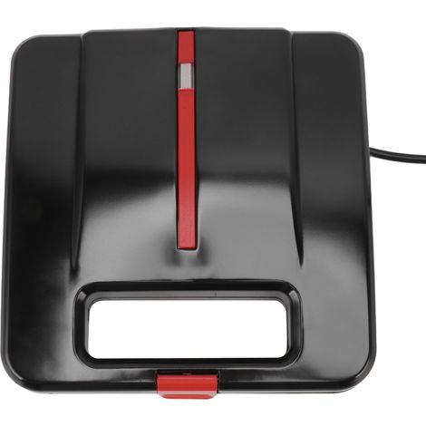 Appareil à panini pour 4 sandwichs, plaque de cuisson antiadhésive, température réglable, poignée isolante, prise UE 220 V (1/5)
