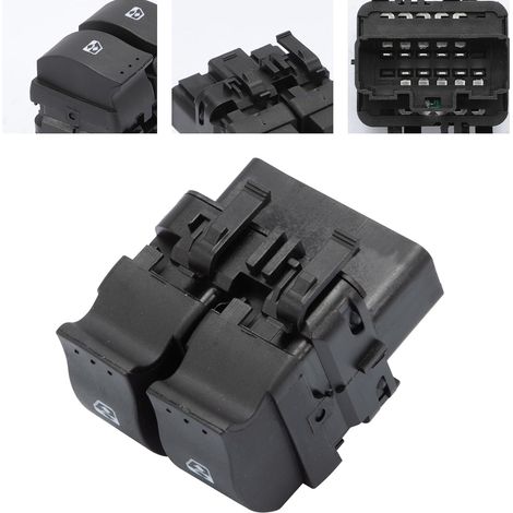 Interruttore regolatore finestra per Clio 2 8200060045 Pulsante controllo finestra 10 pin (1/4)