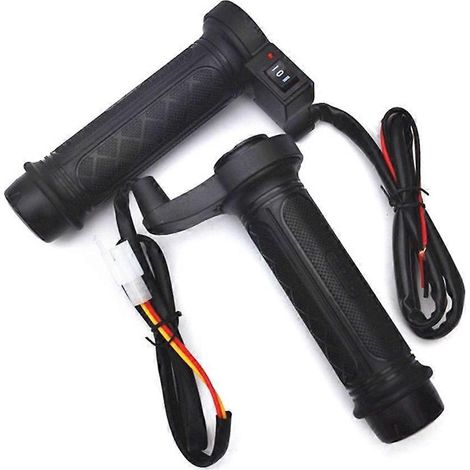 Universelle 22-mm-Motorradgriffe mit Heizung, verstellbar, elektrische Handheizung, verstellbarer Anti-Rutsch-Griff. (1/4)