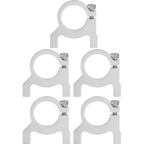 5 Stück Wellenklemme, 1-seitig, 2-Säulen-Typ, runde, feste Klemm- und Montageteile für Roboteringenieure