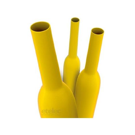 Guaina Termorestringente Gialla Gtuc/B-9.5/4.8-Ye 1M (Etelec Cod. Gt1160)
