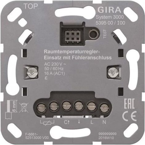 Gira 539500 Regolatore di Temperatura per Riscaldamento