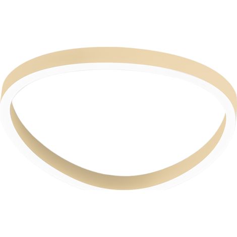 Ecaris P/P Lampada a soffitto 38W+8W LED 2200-2300lm CCT 3000K/4000K Dimmerabile in Alluminio New Beige - Gealuce (1/3)