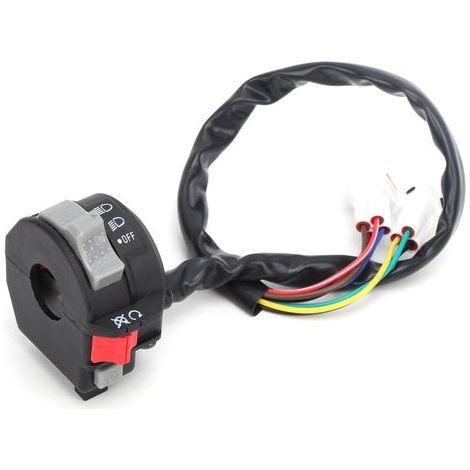 Interrupteur de Guidon Start/Coupure/Feux Commande de Remplacement pour Yamaha YFZ 450 2006-2008 (1/5)