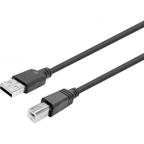 VivoLink PROUSBAB5 - USB Cavo (5 m, USB A, USB B, 2.0, Nero)