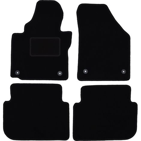 Tappetini in velluto nero per: Volkswagen Touran I 2FL minivan (2010-) (1/5)