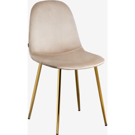 Set di 4 sedie da pranzo Glamm SKLUM Dorato
