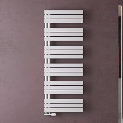 doporro Badheizkörper Badheizung Handtuchheizkörper 159x60cm Handtuchtrockner Handtuchwärmer Seitenanschluss Weiß 880 Watt