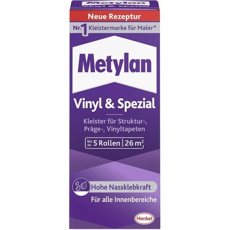 Henkel Metylan Vinyl & Spezial adhésif transparent 180 g