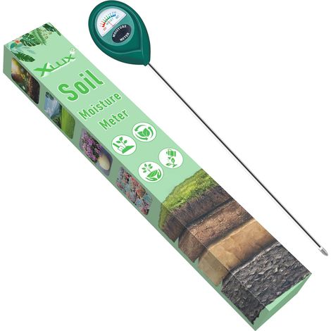 Sensor de humedad para plantas de interior y exterior, plantas en maceta, flores, jardinería y agricultura - Medidor de humedad del suelo - Sonda larga (1/5)