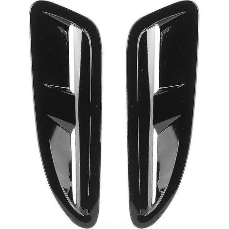 Grille d'aération de capot en plastique ABS 2024, pièce de modification pour Jaguar XKR XK8, noir brillant