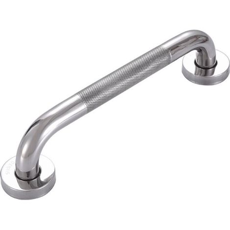 30 cm langer Haltegriff für Bad und Dusche, rutschfester Sicherheitsgriff, WC-Balance-Griff aus Edelstahl 304 für Badewanne, WC, Badezimmer, Küche, Treppe