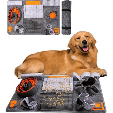 Tapis à renifler pour chien Jouet intelligent Lavable Contre l'ennui et la stimulation (1/5)