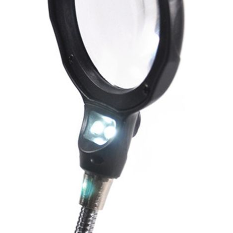 Poste de soudure loupe avec lampe LED et pinces auxiliaires pour réparation électronique et bricolage (1/5)