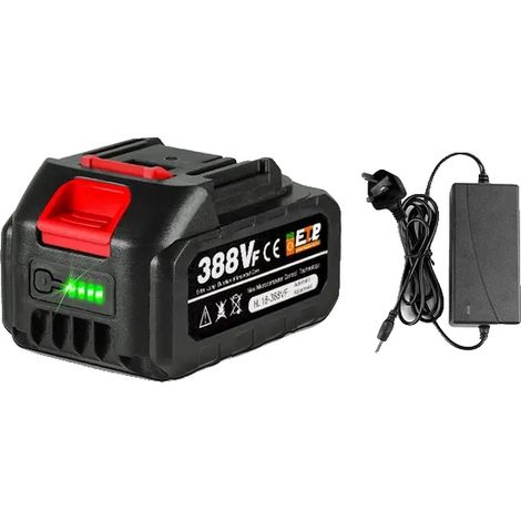 Batterie Lithium Ion Rechargeable, Haute Capacité, Large Compatibilité, 1 388VF-1 Chargeur (1/2)