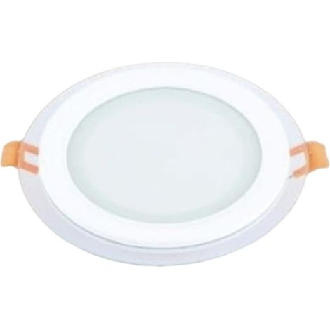 TRADE SHOP - Pannello Led Incasso Luce 3000k-6500k 12w Tondo Am-cr-12 Con Bordo Traparente 00649 -