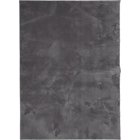 Maison Exclusive - Tapis HUARTE à poils courts doux lavable anthracite 160x230 cm