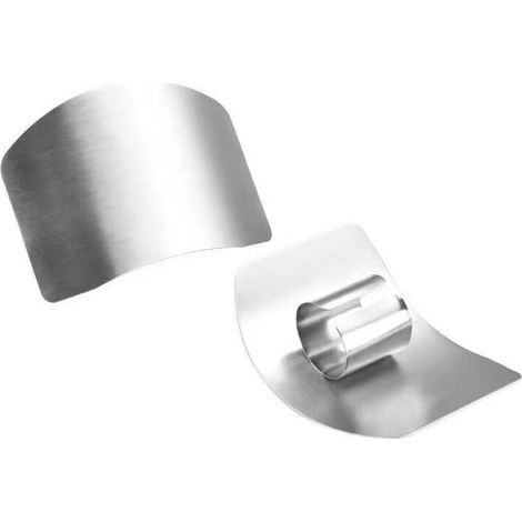 Protezione per le dita in acciaio inossidabile, protezione per la mano regolabile, utensile da cucina per affettare e tritare gli alimenti. (1/5)