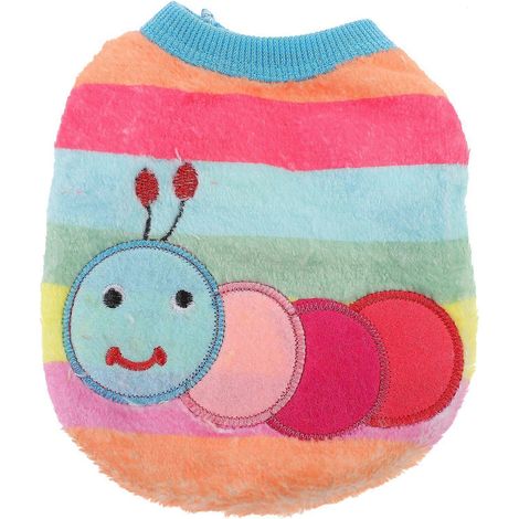 Gilet d'hiver chaud en flanelle pour chiot, idéal pour petits chiens, style chihuahua ou chat français - Taille XXS (Chenille) (1/4)