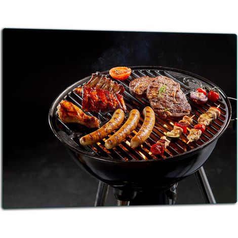 Tagliere in vetro 52x40 con griglia (1/5)