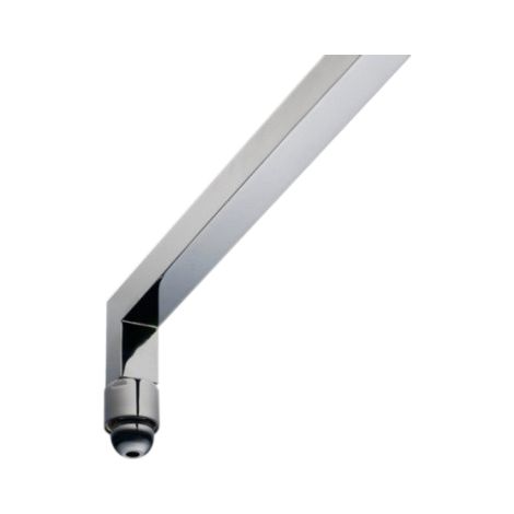 Quadratischer Duscharm aus verchromtem Messing (1/3)