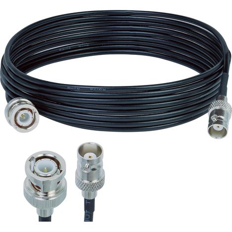 Câble BNC Male à Femelle RG174 10FT BNC Câble Male Femelle 50ohms Câble d'Extension SDI Rallonge BNC pour Signaux Vidéo CCTV DVR Caméra (1/5)