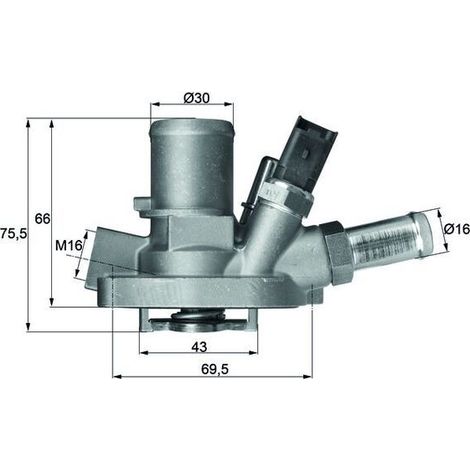 Thermostat, liquide de refroidissement MAHLE TI 147 80 ABARTH 1338272 55208964