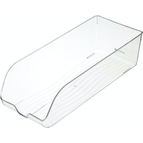 KitchenCraft Fridge-Safe Plastic Drinks Can Storage Box, 34,5 x 14 x 9,5 cm (13,5" x 5,5" x 3,5") - Trasparente