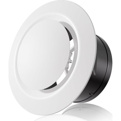 Ventilation Grille 125 mm Round Adjustable ABS (1/4)