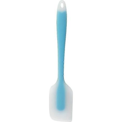 Ampia spatola in silicone semitrasparente, ideale per torte, creme e burro, per cuocere e mescolare ingredienti. (1/5)