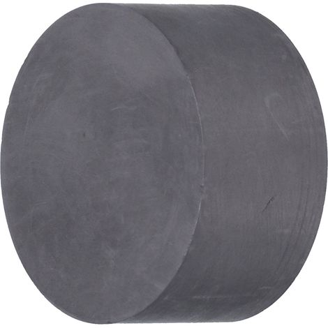 Lingot de graphite rond de haute pureté, matériau lubrifiant résistant à l'usure, plaque 50x25mm