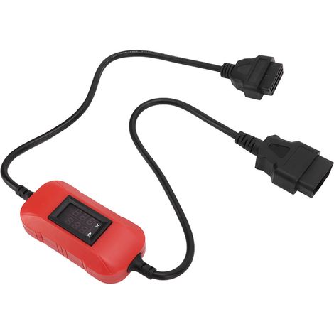 Adaptateur câble OBD2 12-24V pour X431 Easydiag 2.0/3.0 GOLO, résistant à la chaleur, ABS, camions diesel lourds, rouge (1/5)