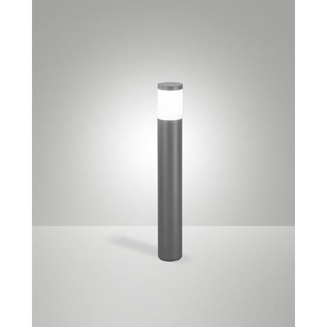 Luminaire extérieur Fabas Luce Gorla Dark Grey aluminium gris Ø 9 cm E27 IP54 réf. 6554-10-294 (1/3)