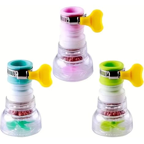 Filtre a eau pour robinet de cuisine universel prolongateur anti eclaboussures rotatif accessoires pour salle de bain et evier (1/5)