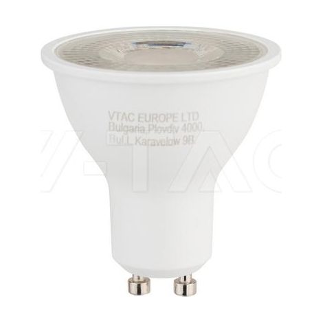 LED FARETTO 7.5W GU10 RIPPLE PLASTICA 4000K 38 - Luce NATURALE