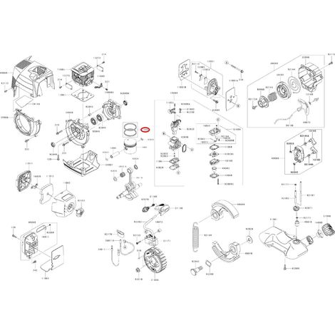 Kit Segmenti standard KAWASAKI diametro 37 mm 001231