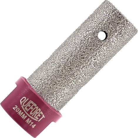 Fraise Diamantée Carrelage 20mm x M14 - Fraise Diamant pour Façonnage Agrandir Arrondir les Trous Existants dans le Céramique Porcelaine Marbre Granit, pour Meuleuse d'Angle (1/5)